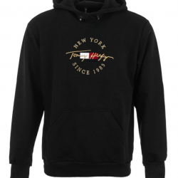 ΦΟΥΤΕΡ ΚΟΥΚΟΥΛΑ 100% COTTON - ΜΑΥΡΟ - TM NEW YORK