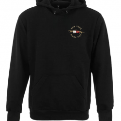 ΦΟΥΤΕΡ ΚΟΥΚΟΥΛΑ 100% COTTON - ΜΑΥΡΟ - TM NEW YORK/MIK