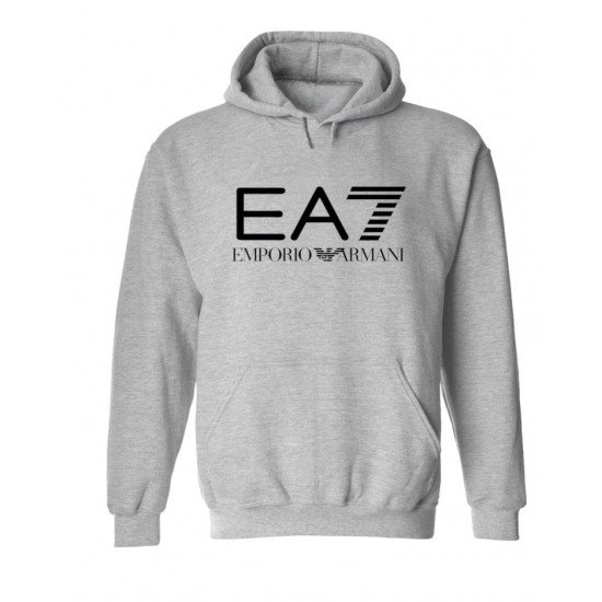 ΦΟΥΤΕΡ ΚΟΥΚΟΥΛΑ 100% COTTON - ΓΚΡΙ - EA7 ΦΟΥΤΕΡ ΚΟΥΚΟΥΛΑ 100% COTTON - ΓΚΡΙ - EA7