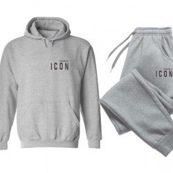 ΣΕΤ ΦΟΡΜΕΣ ΚΟΥΚΟΥΛΑ 100% COTTON - ΓΚΡΙ - ICON ΜΙΚΡΟ