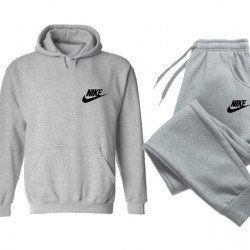 ΣΕΤ ΦΟΡΜΕΣ ΚΟΥΚΟΥΛΑ 100% COTTON - ΓΚΡΙ - NIKE ΜΙΚΡΟ