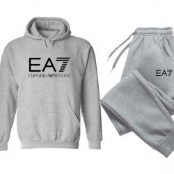 ΣΕΤ ΦΟΡΜΕΣ ΚΟΥΚΟΥΛΑ 100% COTTON - ΓΚΡΙ - EA7 ΜΕΓΑΛΟ