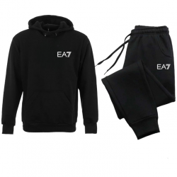 ΣΕΤ ΦΟΡΜΕΣ ΚΟΥΚΟΥΛΑ 100% COTTON - ΜΑΥΡΟ - EA7 ΜΙΚΡΟ
