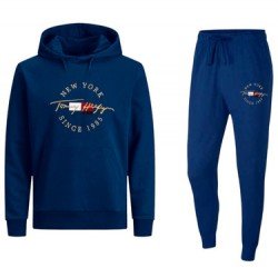 ΣΕΤ ΦΟΡΜΕΣ ΚΟΥΚΟΥΛΑ 100% COTTON - ΜΠΛΕ ΣΚΟΥΡΟ - TOMMY NEW YORK ΜΕΓΑΛΟ